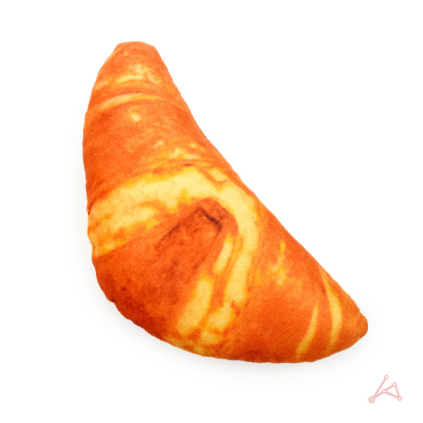 크로와상모양 강아지 놀이인형