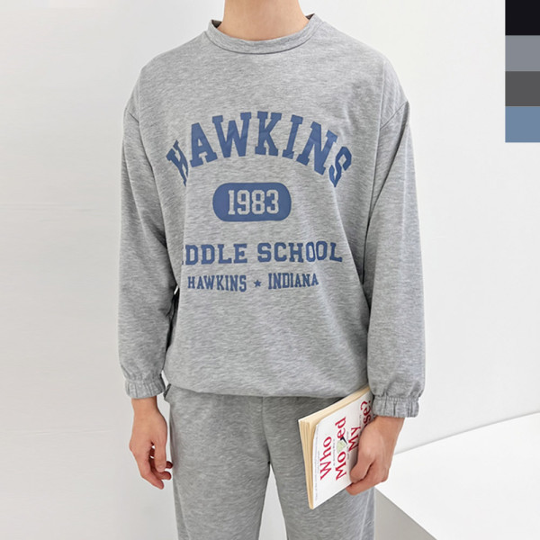GQQ M781M 남자호킨스맨투맨