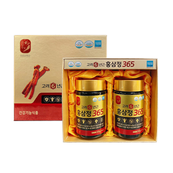고려6년근 홍삼정 365 2병