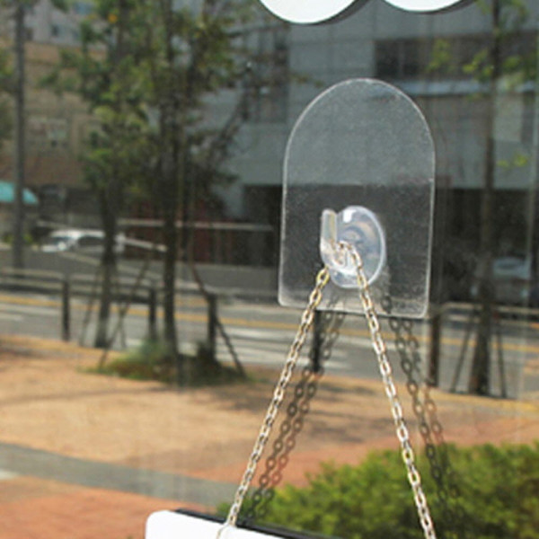아무데나 잘붙는 타원 투명 매직행거 5개