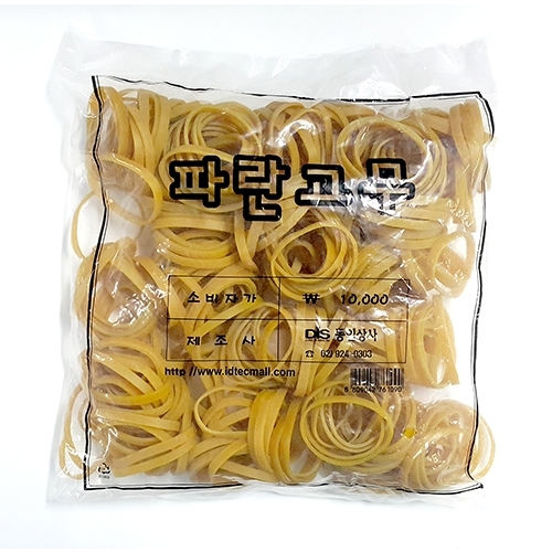 동인 파란고무 10000 고무밴드 칼국수 70 5mm일반 고무줄
