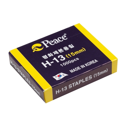 평화 스테플러침 H 13 15mm 1000pcs