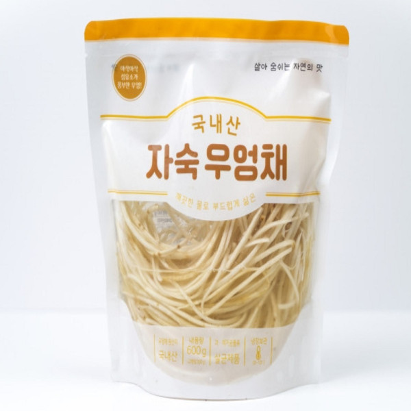 국내산 자숙 우엉채 600g X 10팩 손질된우엉채