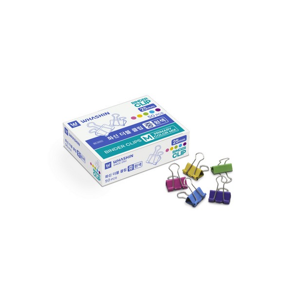 화신 더블클립 중 25mm 50PCS