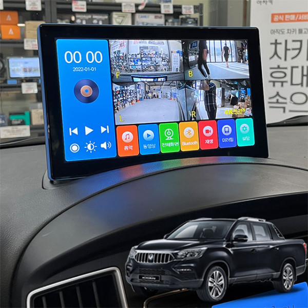 렉스턴스포츠칸 제임스P 10.1인치 4채널블랙박스