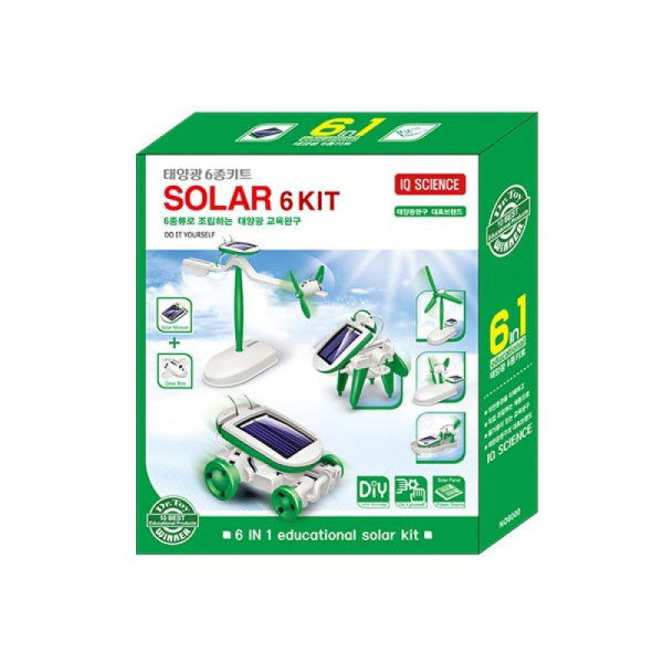 IQ사이언스 태양광 교육 조립 완구 6in1 SOLAR 6Kit