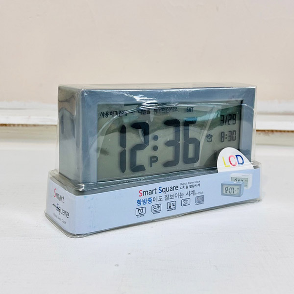 스마트 스퀘어 디지털 탁상시계 TS 2020 색상랜덤 1p