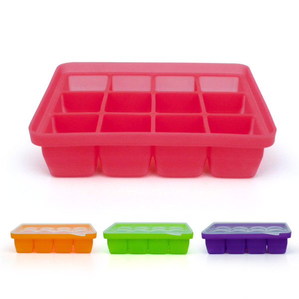 이유식냉동 실리콘큐브 12구 양념보관 얼음트레이