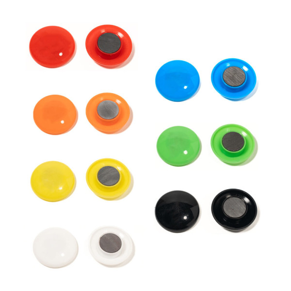 컬러 원형 자석 마그넷 32mm 10개입