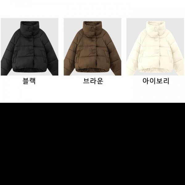 돋보이는 빵빵이 점퍼 하이넥 디자인 볼륨감 스타일리시한 실루엣 캐주얼하고 다양한 스타일