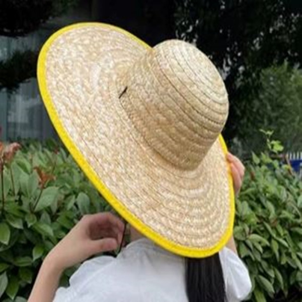 챙넓은 농부 낚시 농사용 햇빛 차단 밀짚모자 47cm