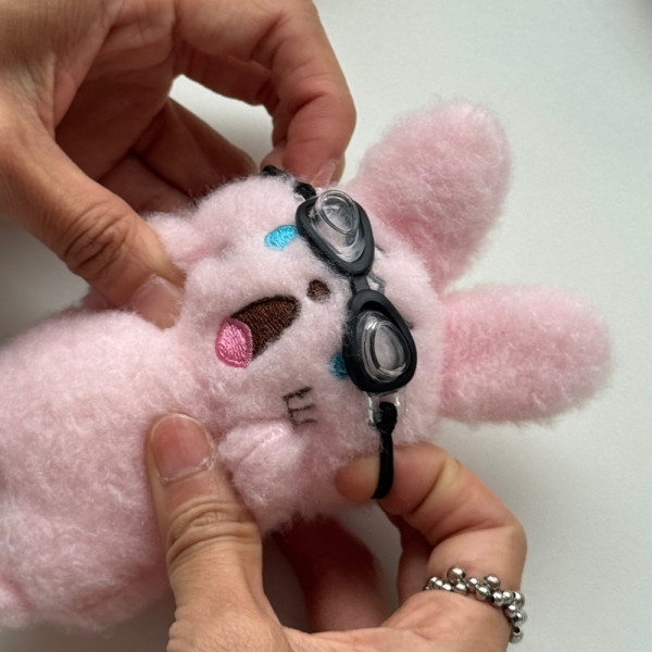 인형 고글 물안경 수경 선글라스 소품 악세사리 10CM 15CM 솜인형 모루인형
