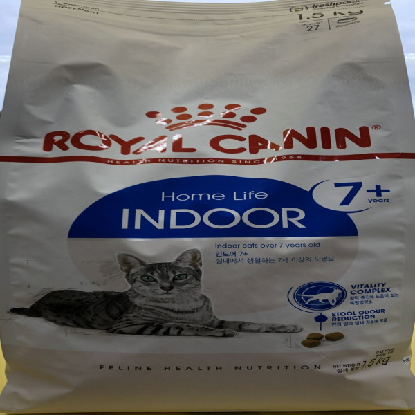 로얄캐닌 인도어7 플러스 고양이 반려묘 사료 1.5kg