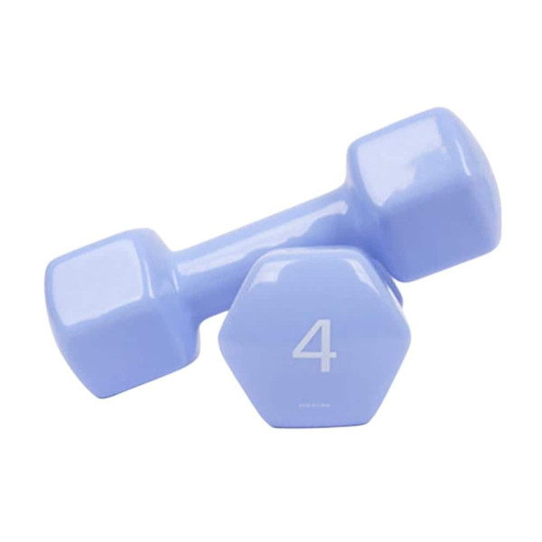 뷰티 육각 덤벨 아령 4kg 스위트라벤더 2개