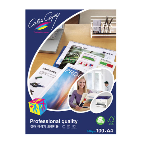 몬디)컬러레이저용지 A4 (100매/250g)