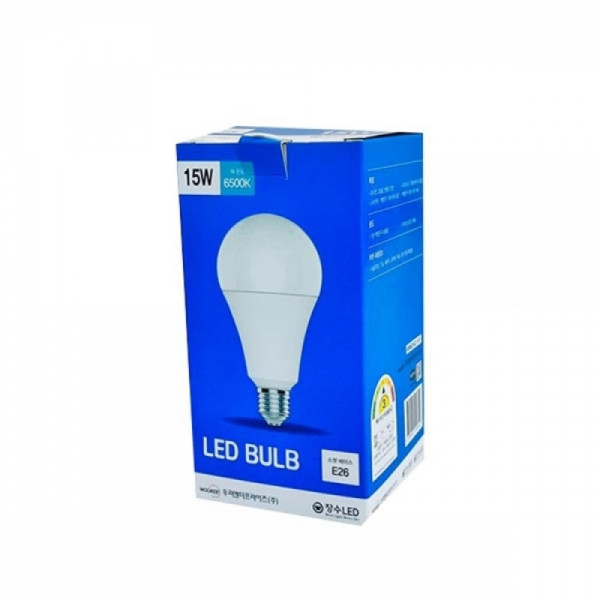 LED 전구 주광색 15W 조명용품 조명 조명램프 LED램프