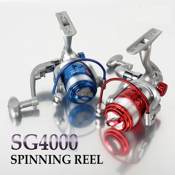 바다 민물 루어 원투 다용도 스피닝릴 SG-4000 레드