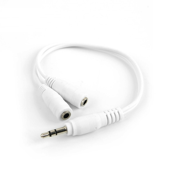 Stereo 3.5mm M to F X 2 2분배 케이블 10cm