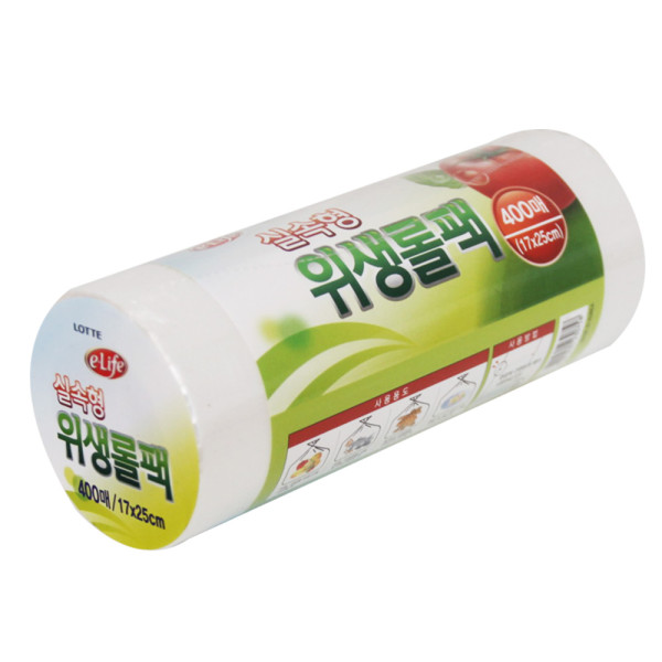 롯데위생롤팩(실속형)17x25x400매
