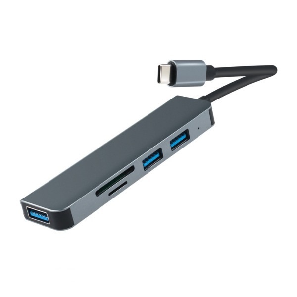 USB 3.1 C타입 멀티 허브 USB3.0 3포트 Micro SD TF 카드리더기