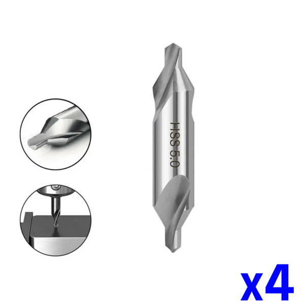 피삭재 중심점가공 센터드릴 5.0mm x4개