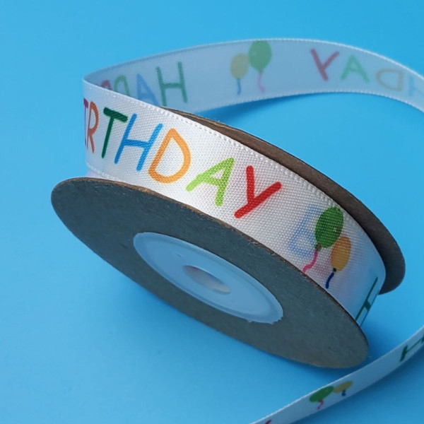 생일선물 포장리본 Happy birthday 레터링