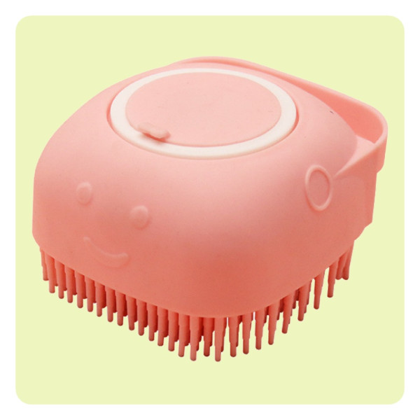 반려동물 목욕 마사지 샴푸투입가능 실리콘 브러쉬