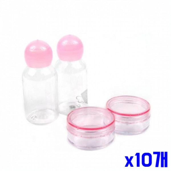 투명한 스킨용기 크림용기 4p x10개 메이크업소품