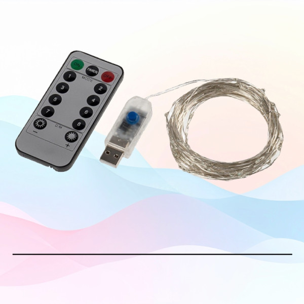 LED 줄조명 10줄 리모컨 트리 간접조명 분위기 홈파티