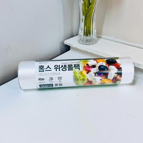 맑은하루홈스위생롤백중200매 25x35
