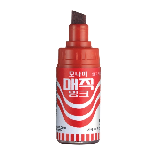 모나미 병매직 적색 박스 355개