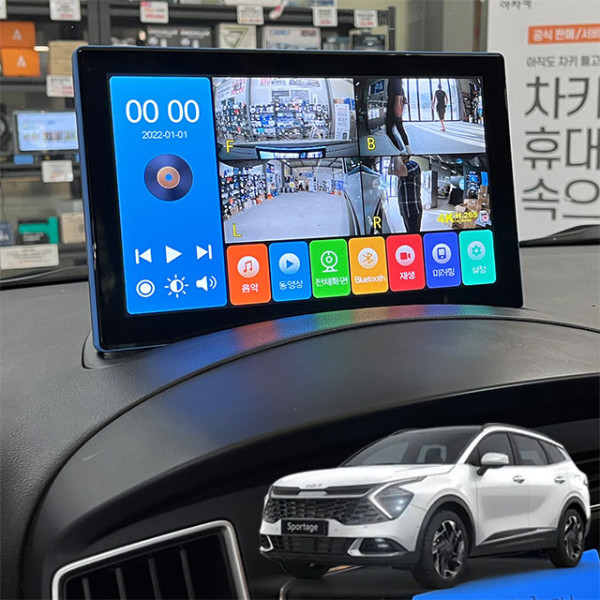 스포티지NQ5 제임스P 10.1인치 4채널블랙박스