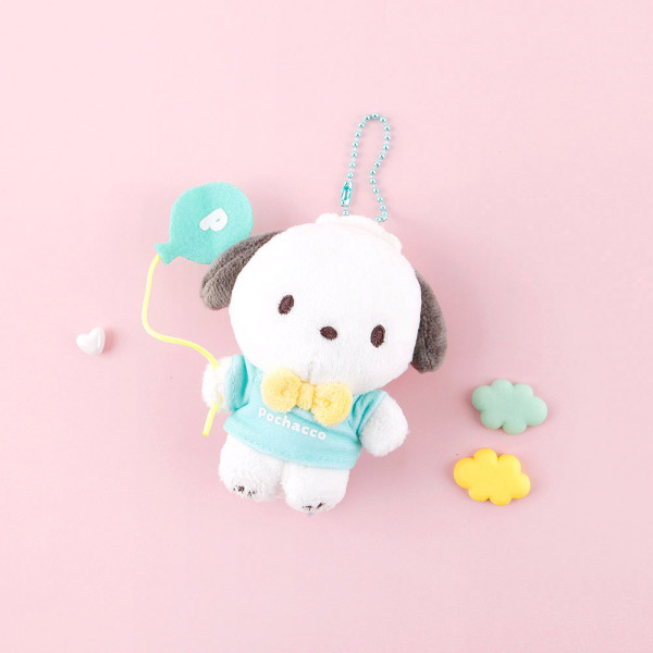 산리오 포차코 파티 가방고리 8cm