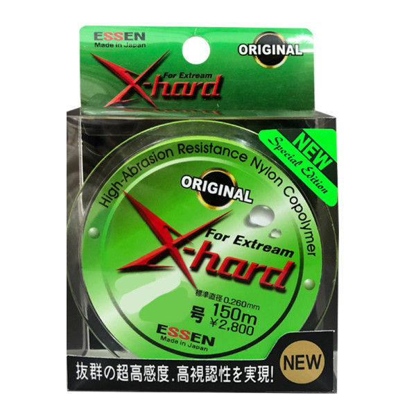 X-HARD 그린 세미플로트 나일론 원줄 세미플로팅 모노 라인 참돔 낚시줄 릴줄 찌낚시줄