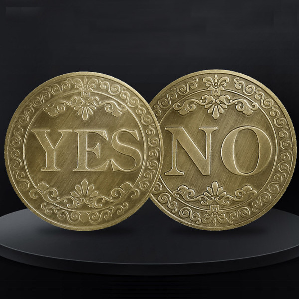 Yes or No 앞뒤 코인 의사결정 동전던지기 S13317