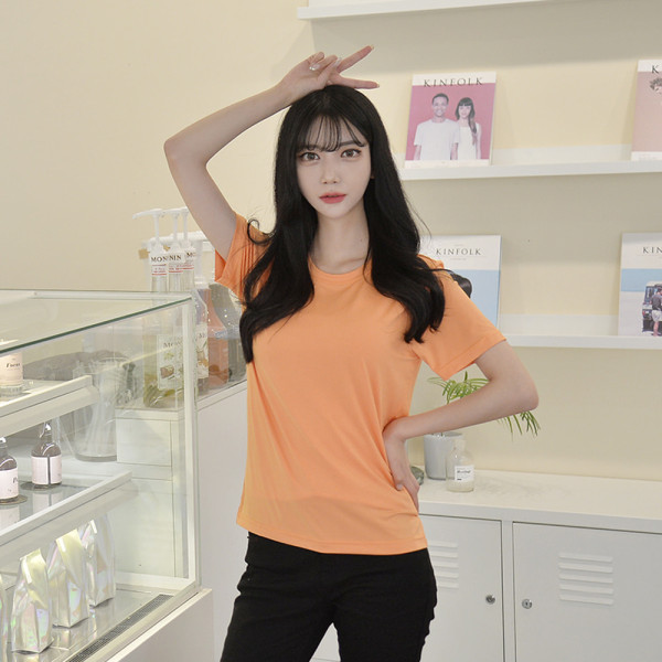 교복몰 쫀쫀 스판덱스 티셔츠 (12colors) 유니폼 티셔