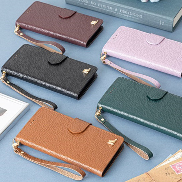 갤럭시S20플러스 블랑 소가죽 스트랩 다이어리 케이스 G986