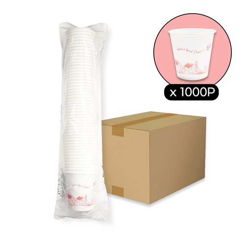 위생종이컵190ml 1000P 종이컵1000개 일회용종이컵 자판기종이컵 커피컵 자