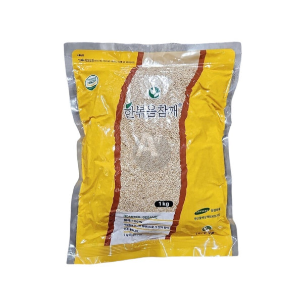한식품 볶음참깨 1kg 고소한깨 볶은깨 식재료 볶은통깨 참깨볶음 볶음깨 볶음통깨 업소용