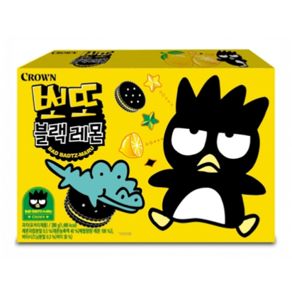 크라운 뽀또 블랙레몬 288g X 4개