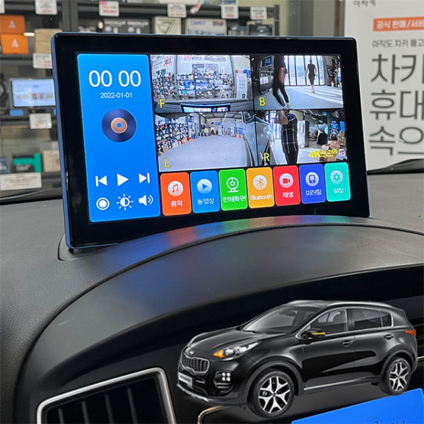 올뉴스포티지 제임스P 10.1인치 4채널블랙박스