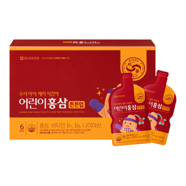 종근당건강 어린이홍삼 튼튼업 30포 1박스 (1개월분)