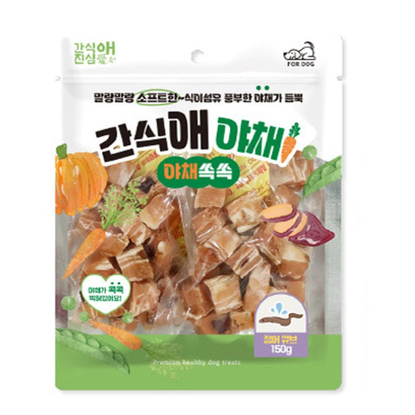 바른츄 애견간식 고구마큐브 대용량 1kg 강아지간식 반려견 고구마간식 트릿