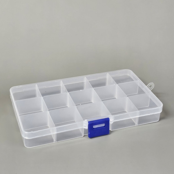 15구 칸막이 분리 수납함 비즈 악세사리 알약 소분