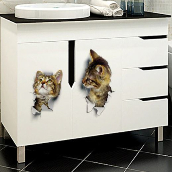 3D입체 고양이 스티커 3D스티커
