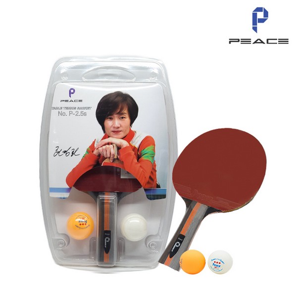 피스 탁구라켓 쉐이크형 P-2.5s
