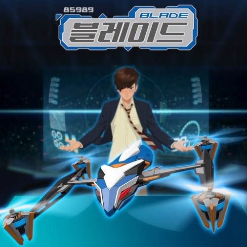 묘기 기동 에어로버 드론 블레이드 무선 조종 RC