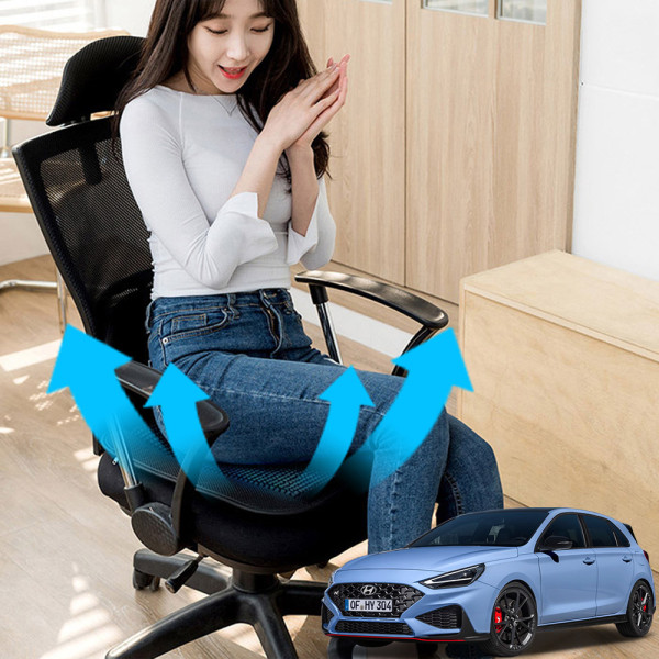 올뉴i30N라인 시원한쿨링팬 메쉬 쿨링방석 호환