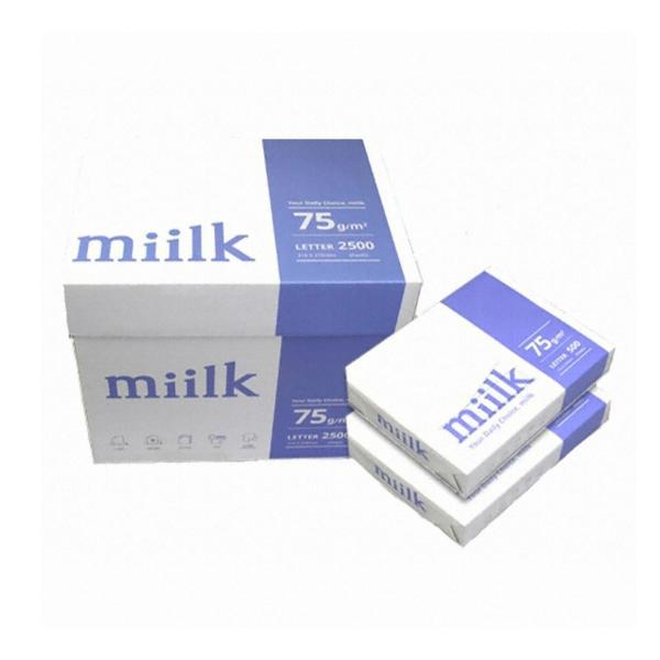 복사용지 레터 밀크 75g 2500매 1박스 한국제지