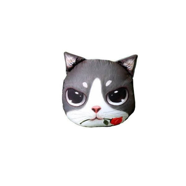 고양이 디자인 쿠션 기본사이즈 고백할고양 등쿠션